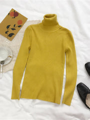 Thick Sweater Knitted Ribbed Pullover - Palm and Thread