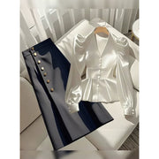 French Elegant Waist Cinched Shirt - Palm and Thread