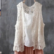 Vintage Literary Elegant Top - Palm and Thread