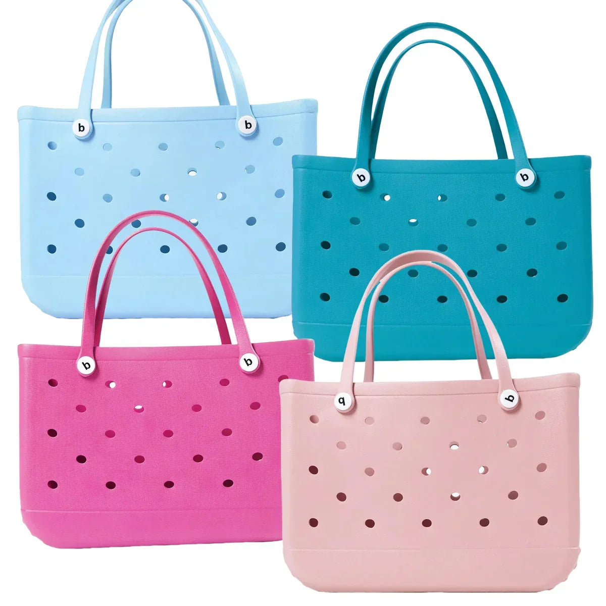 Croc Beach Tote Rubber Waterproof Bag - Palm and Thread