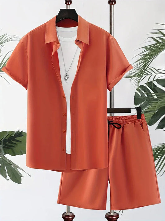 Hawaiian Trend 2 Piece Shorts Top Suit - Palm and Thread