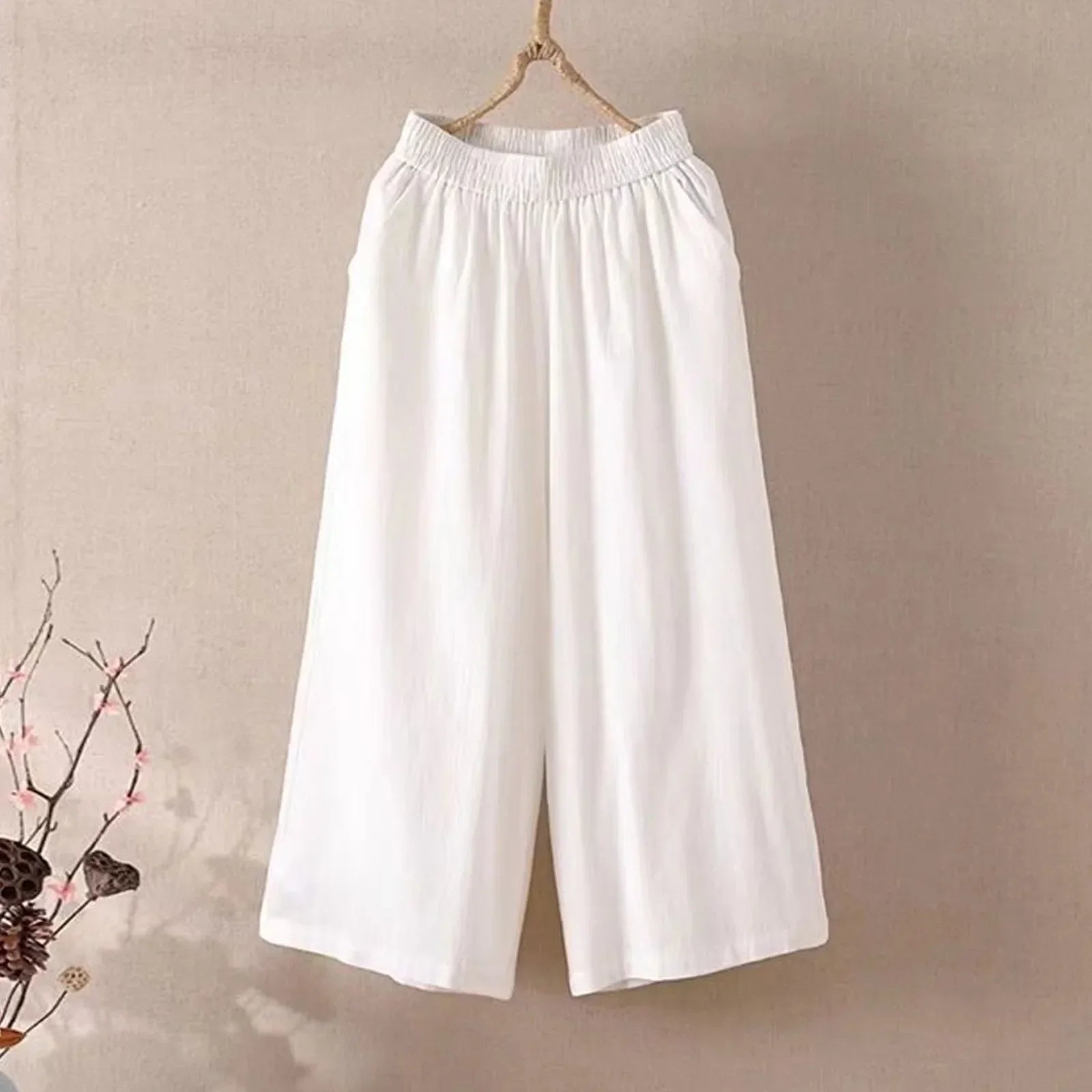 Versatile Lazy Style Wide Leg Pant - Palm and Thread