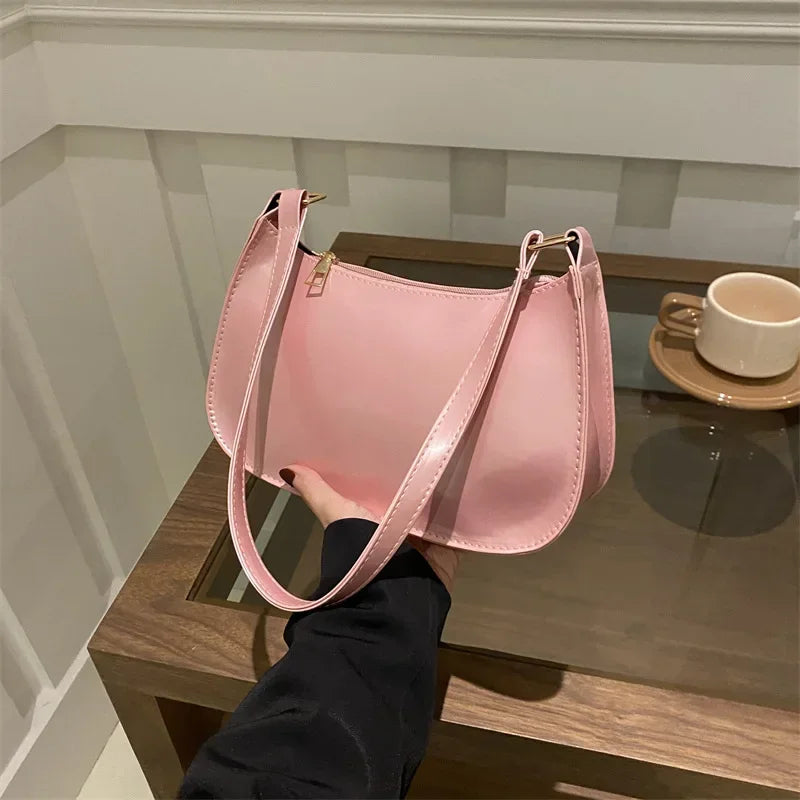 Vintage Patent Leather Shoulder Bag - Palm and Thread