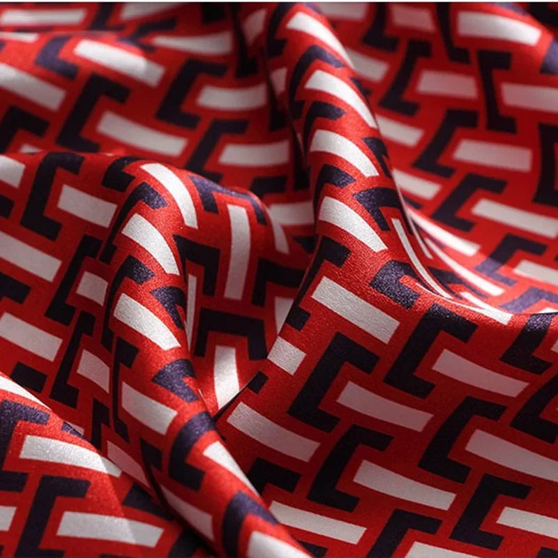 Red Plaid Printed Blouse - Palm and Thread