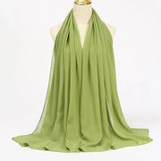 Chiffon Hijab Head Wrap - Palm and Thread