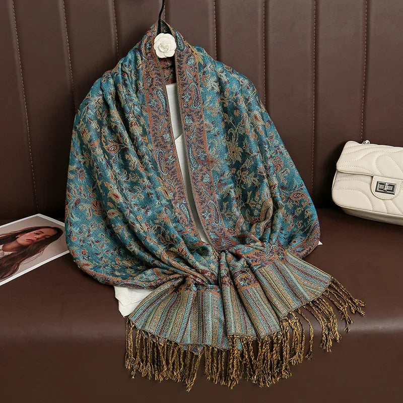 Luxury Brand Cashmere Scarf Printed - Palm and Thread