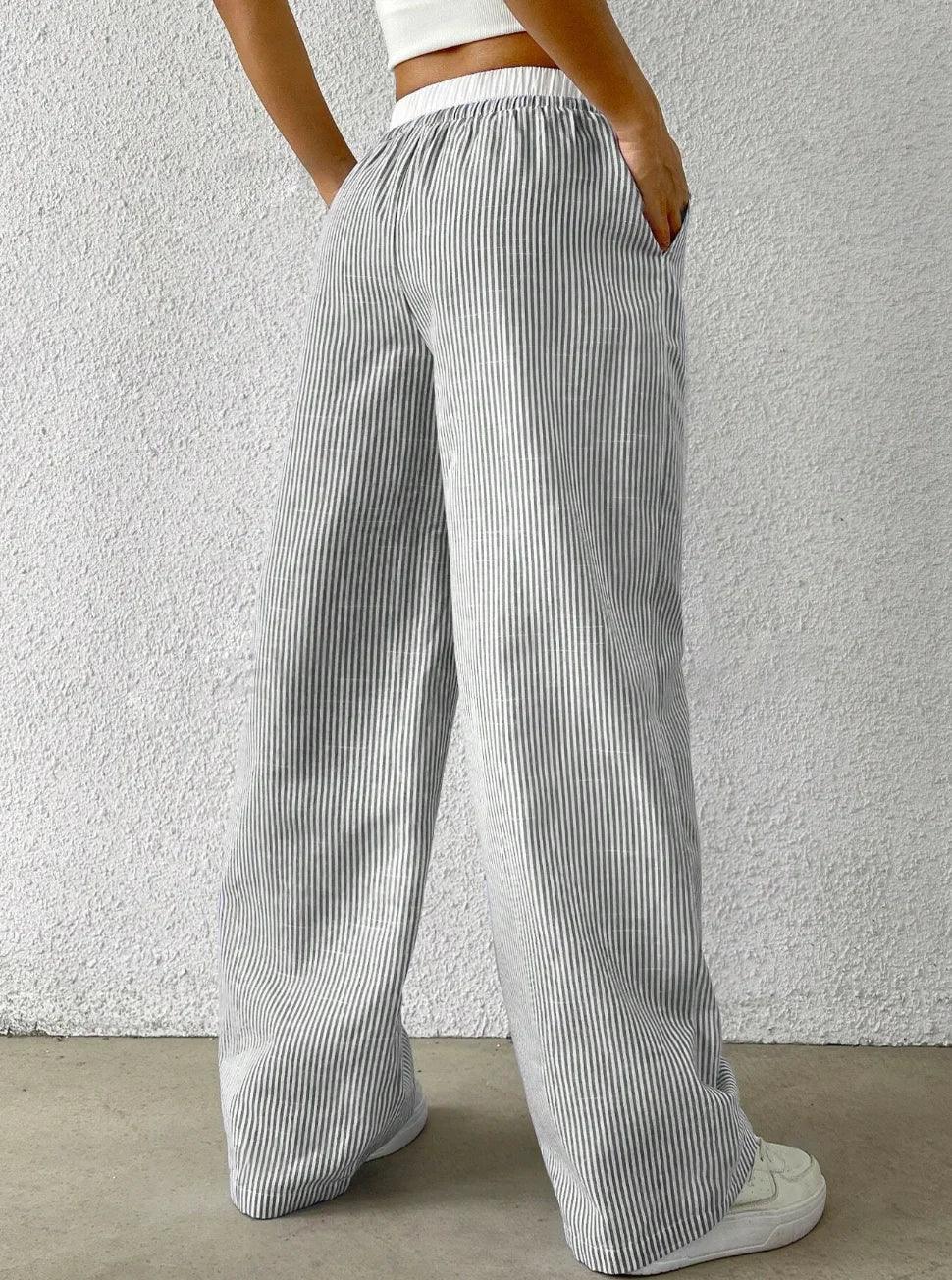 solid color casual Pant - Palm and Thread