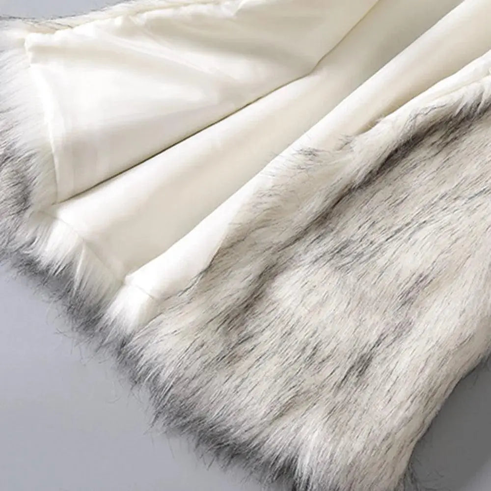 Vest Coat Wool Vest Faux Fur Jacket - Palm and Thread